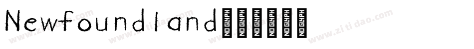 Newfoundland字体转换