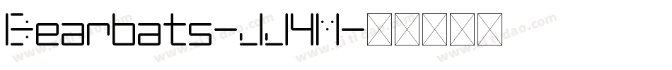 Bearbats-JJ4M字体转换 Bearbats-JJ4M字体转换