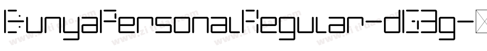 BunyaPersonalRegular-dG3g字体转换