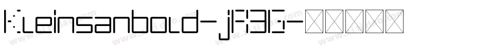 Kleinsanbold-jR3G字体转换