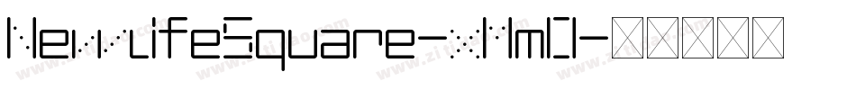 NewlifeSquare-xMmO字体转换