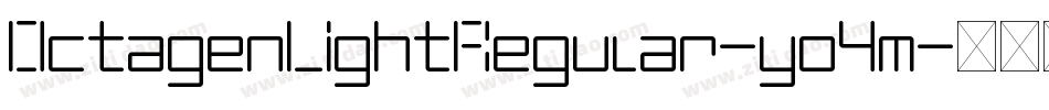 OctagenLightRegular-yo4m字体转换