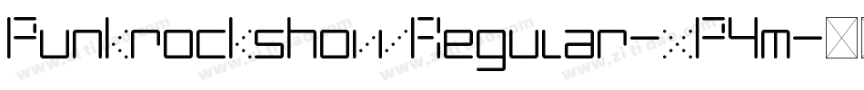 PunkrockshowRegular-xP4m字体转换