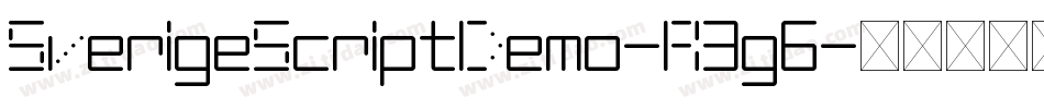 SverigeScriptDemo-R3g6字体转换