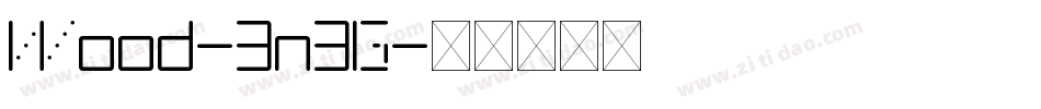 Wood-3n3G字体转换