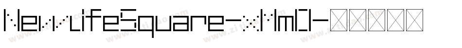 NewlifeSquare-xMmO字体转换