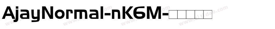 AjayNormal-nK6M字体转换