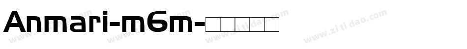 Anmari-m6m字体转换