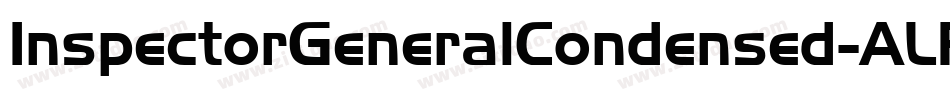 InspectorGeneralCondensed-ALR6m字体转换