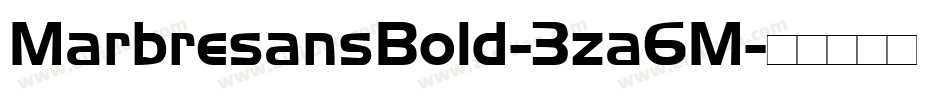 MarbresansBold-3za6M字体转换