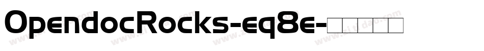 OpendocRocks-eq8e字体转换