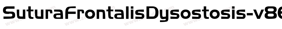 SuturaFrontalisDysostosis-v8E字体转换