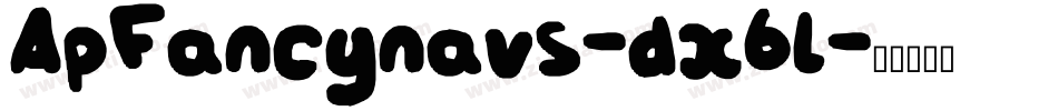 ApFancynavs-dx6l字体转换