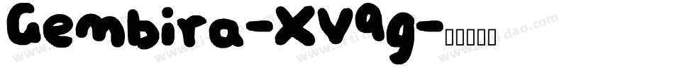 Gembira-XV9g字体转换