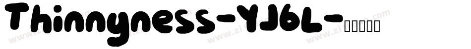 Thinnyness-YJ6L字体转换