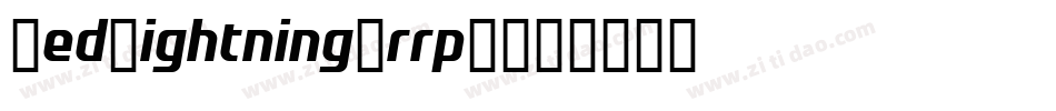 RedLightning-rrp7字体转换
