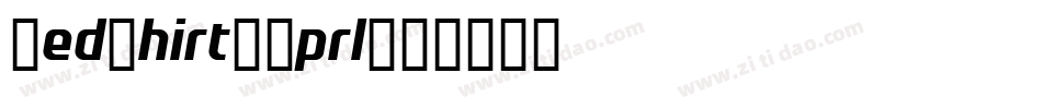 RedShirt-Zprl字体转换