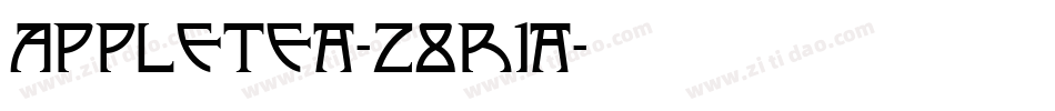AppleTea-z8R1a字体转换