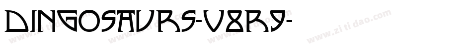 DingOSaurs-v8r9字体转换