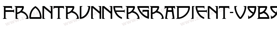 FrontRunnergradient-v9B9字体转换