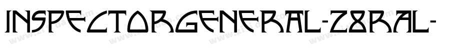 InspectorGeneral-z8rAl字体转换