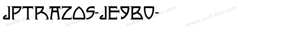 JpTrazos-jE9B0字体转换 JpTrazos-jE9B0字体转换