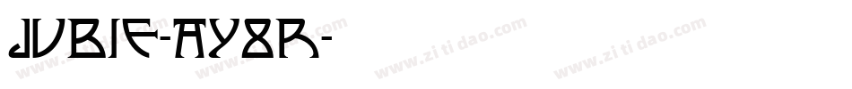 Jubie-aY8R字体转换