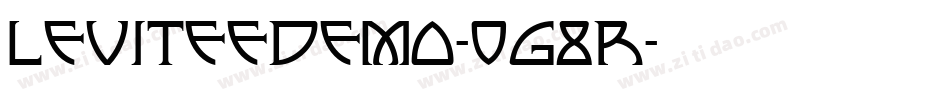 Leviteedemo-0G8R字体转换