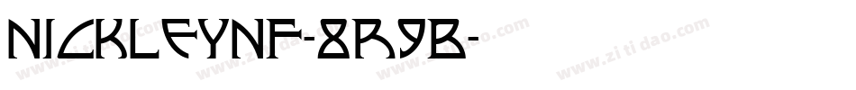 NickleyNf-8R9B字体转换