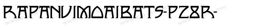 Rapanuimoaibats-pZ8r字体转换