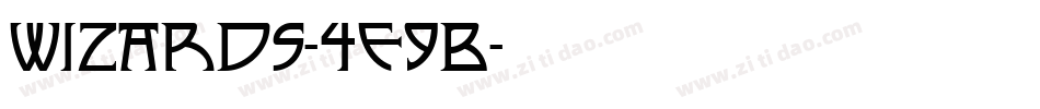 Wizards-4e9B字体转换