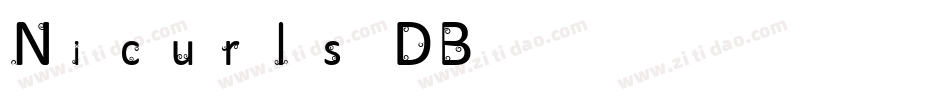 Nicurls-DB31字体转换