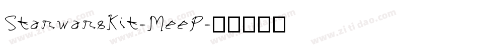 StarwarsKit-MeeP字体转换