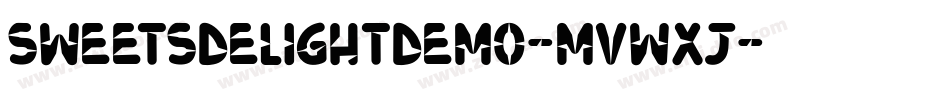 SweetsDelightDemo-MVWxJ字体转换
