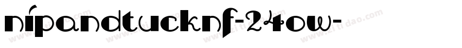 NipAndTuckNf-24ow字体转换
