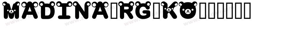 Madina-rg4KO字体转换