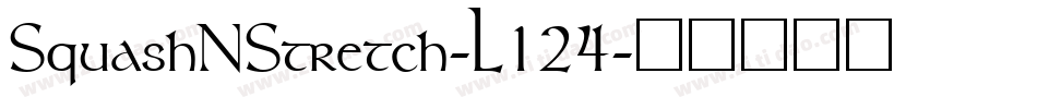 SquashNStretch-L124字体转换