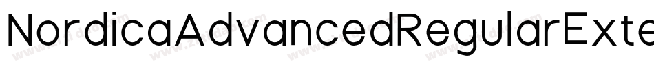 NordicaAdvancedRegularExtended-a1xK字体转换