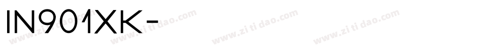 IN901XK字体转换