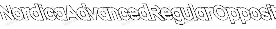 NordicaAdvancedRegularOppositeOblique-O9V6字体转换