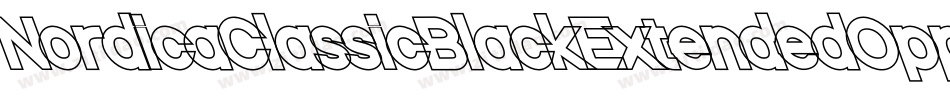 NordicaClassicBlackExtendedOppositeOblique-VJ86字体转换