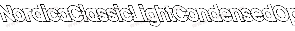 NordicaClassicLightCondensedOppositeOblique-1MXj字体转换