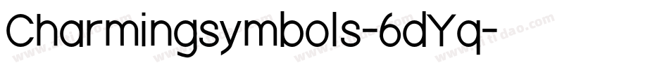 Charmingsymbols-6dYq字体转换
