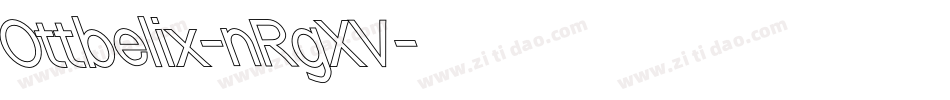 Ottbelix-nRgXV字体转换