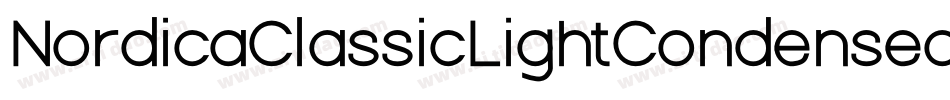 NordicaClassicLightCondensed-9PGZ字体转换