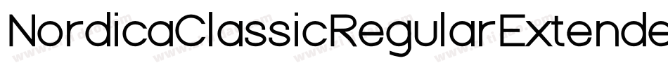 NordicaClassicRegularExtendedOblique-4vW6字体转换