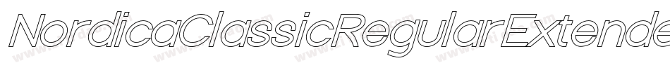 NordicaClassicRegularExtendedOppositeObliqueOutline-WaP4字体转换