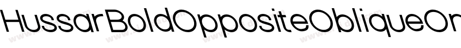 HussarBoldOppositeObliqueOne-EeLg字体转换