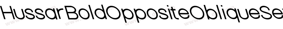 HussarBoldOppositeObliqueSeven-O91o字体转换