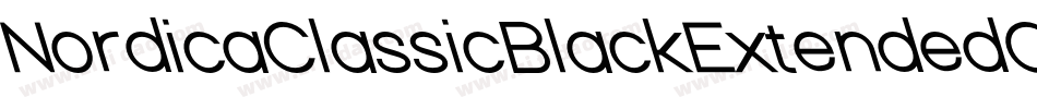 NordicaClassicBlackExtendedOppositeObliqueOutline-Jen7字体转换
